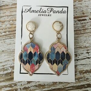 Multicolor Drop Earrings
